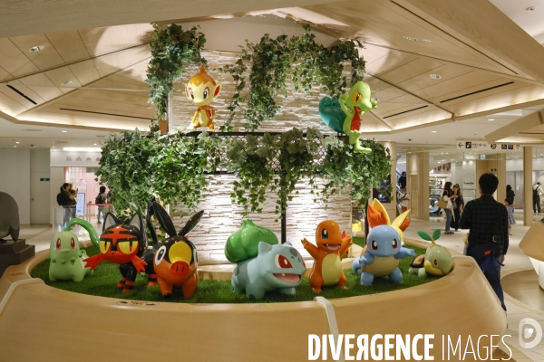 Pokemon center, snoopy town, kiddyland tokyo