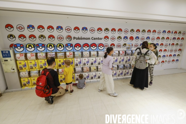 Pokemon center, snoopy town, kiddyland tokyo