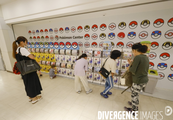 Pokemon center, snoopy town, kiddyland tokyo