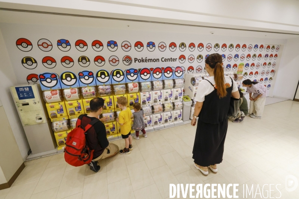 Pokemon center, snoopy town, kiddyland tokyo