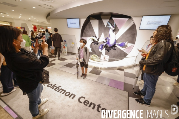 Pokemon center, snoopy town, kiddyland tokyo