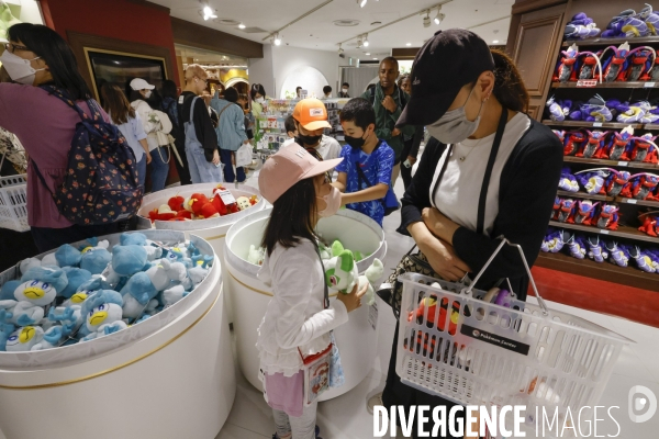 Pokemon center, snoopy town, kiddyland tokyo
