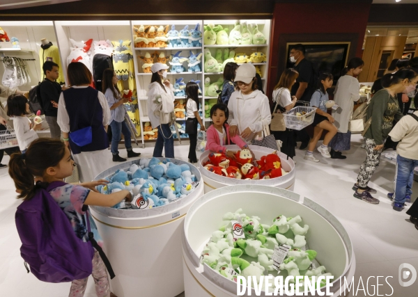 Pokemon center, snoopy town, kiddyland tokyo