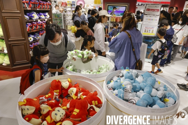Pokemon center, snoopy town, kiddyland tokyo