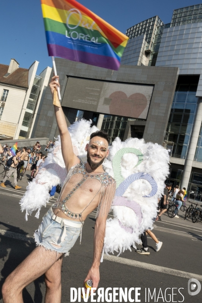 Gay pride 2023, la Marche des fiertés à Paris.