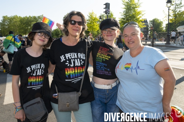 Gay pride 2023, la Marche des fiertés à Paris.
