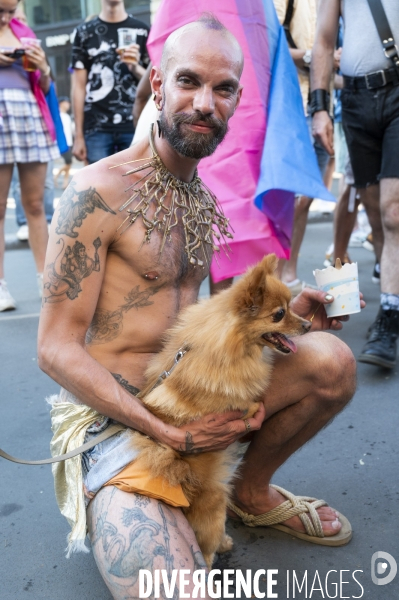 Gay pride 2023, la Marche des fiertés à Paris.