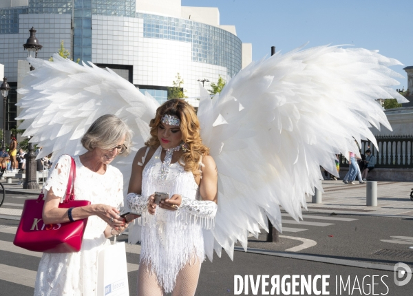 Gay pride 2023, la Marche des fiertés à Paris.