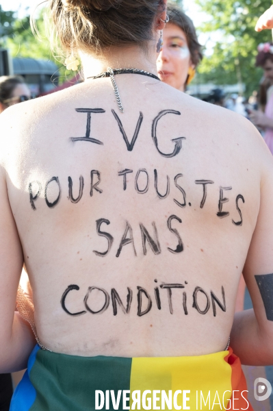 Gay pride 2023, la Marche des fiertés à Paris.