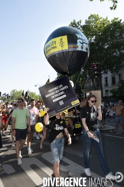 Gay pride 2023, la Marche des fiertés à Paris.
