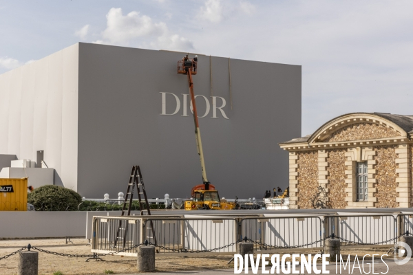 Dior Fashion week Installation ephemere