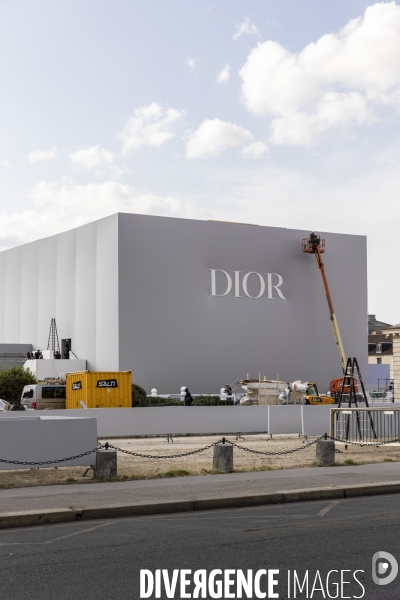 Dior Fashion week Installation ephemere