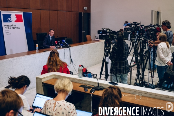 Conférence de presse du procureur de la République