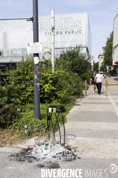 Magasins devalises a Montreuil