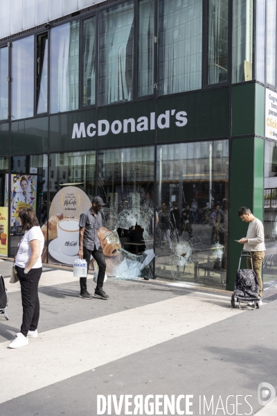 Magasins devalises a Montreuil