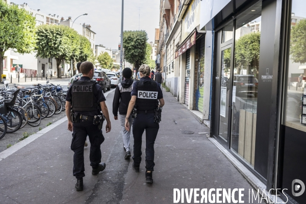 Magasins devalises a Montreuil