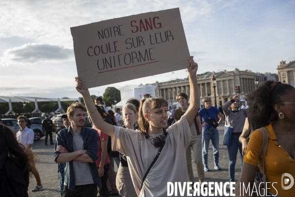 Justice pour Nahel, Place de la Concorde