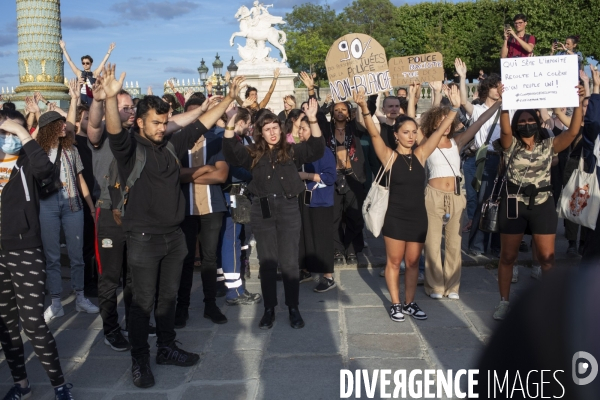 Justice pour Nahel, Place de la Concorde