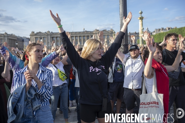 Justice pour Nahel, Place de la Concorde