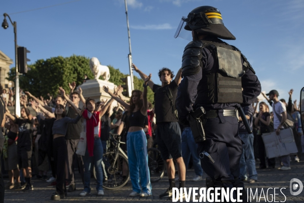 Justice pour Nahel, Place de la Concorde