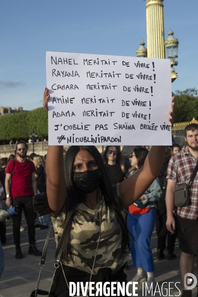 Justice pour Nahel, Place de la Concorde