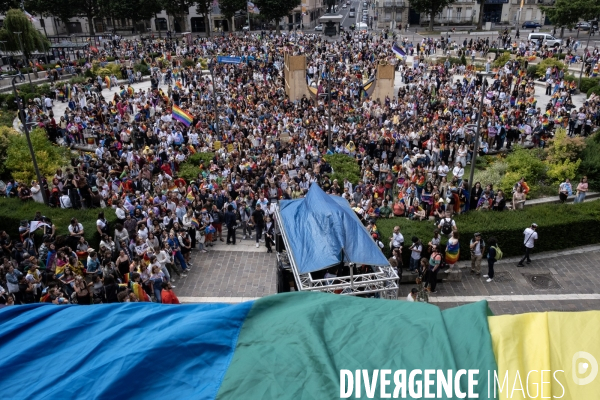 Marche des fiertés à Rouen