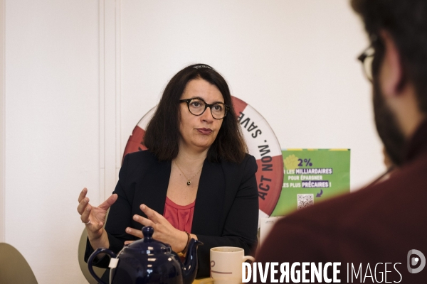 Portrait de cécile duflot, directrice générale de l ong oxfam france.