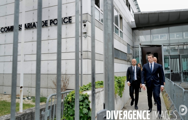 Déplacement de jordan bardella au commissariat de nanterre