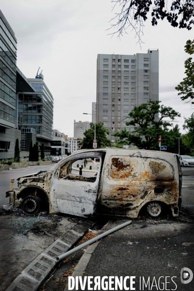 Consequence des violences une semaine après la mort de nahel tué par un policier