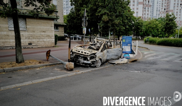 Consequence des violences une semaine après la mort de nahel tué par un policier