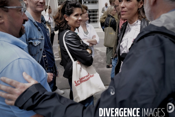 Rassemblement des salariés du JDD