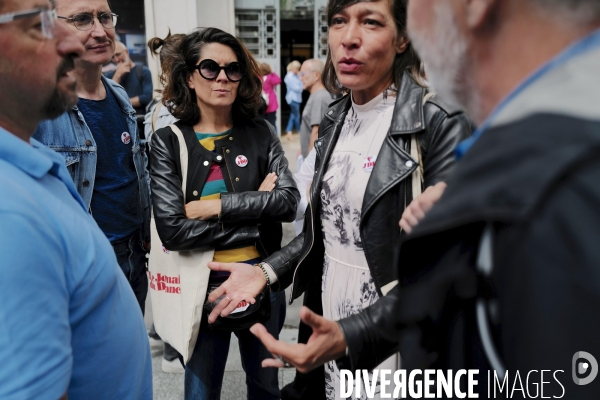 Rassemblement des salariés du JDD