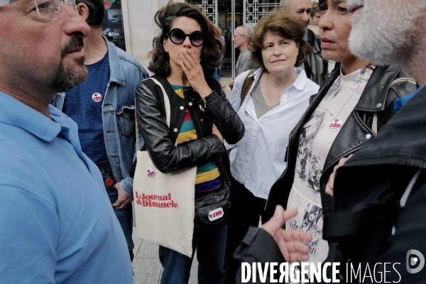 Rassemblement des salariés du JDD