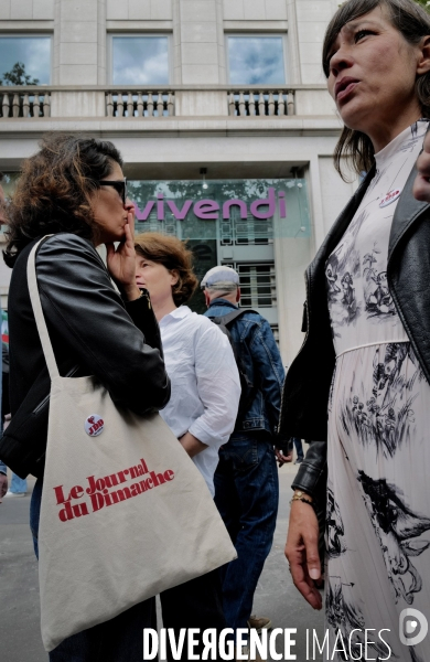 Rassemblement des salariés du JDD