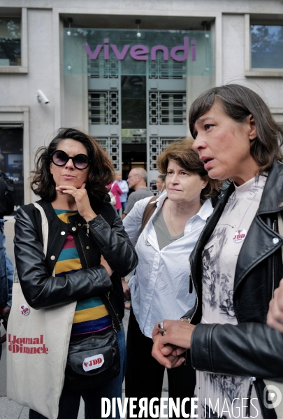 Rassemblement des salariés du JDD