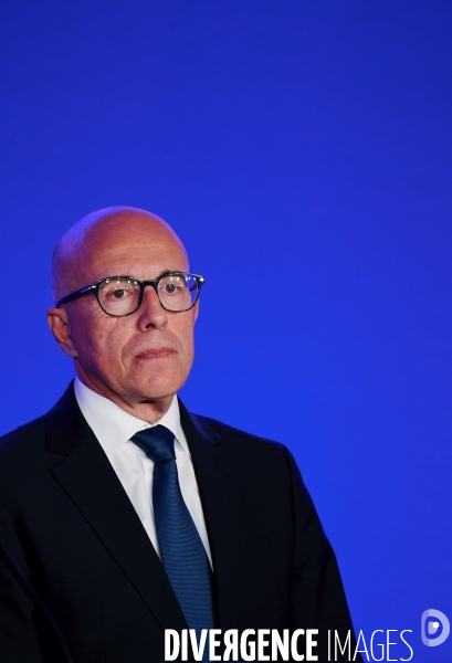 Conference de presse d Éric Ciotti d Olivier Marleix et de Bruno Retailleau 
