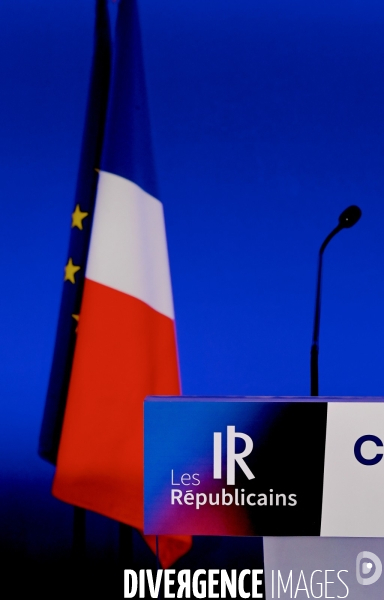 Conference de presse d Éric Ciotti d Olivier Marleix et de Bruno Retailleau 