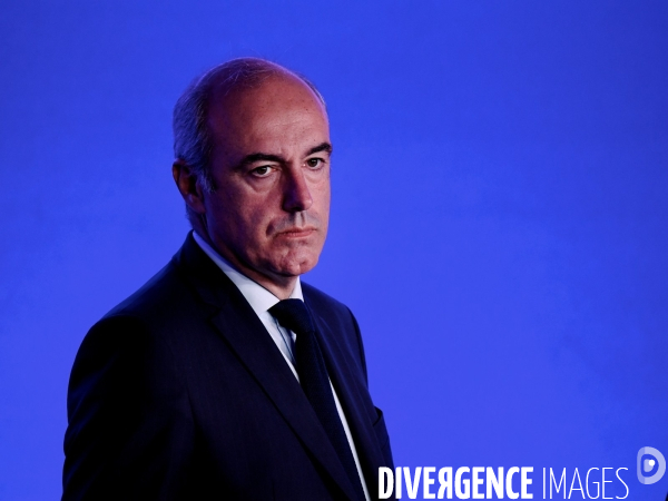 Conference de presse d Éric Ciotti d Olivier Marleix et de Bruno Retailleau 