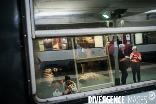 Train de nuit entre Paris et Lourdes