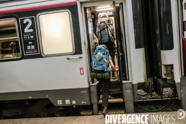 Train de nuit entre Paris et Lourdes
