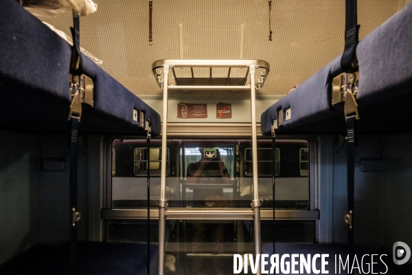 Train de nuit entre Paris et Lourdes