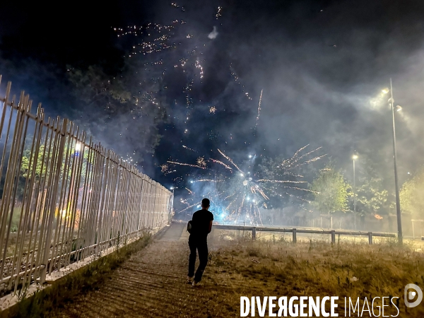 Nuit d emeute à Vaulx-en-Velin et Lyon après la mort de Nahel.