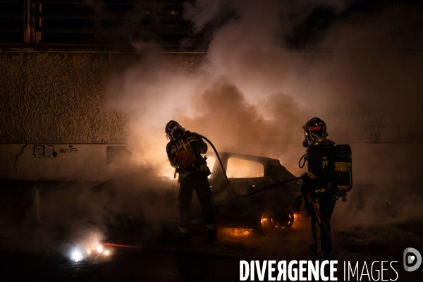 Nuit d emeute à Vaulx-en-Velin et Lyon après la mort de Nahel.