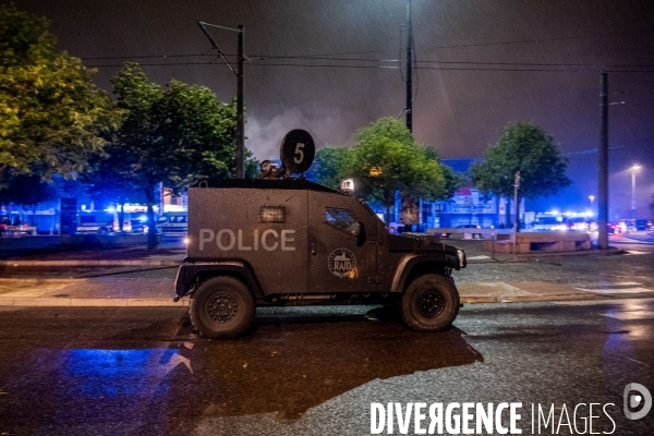 Nuit d emeute à Vaulx-en-Velin et Lyon après la mort de Nahel.