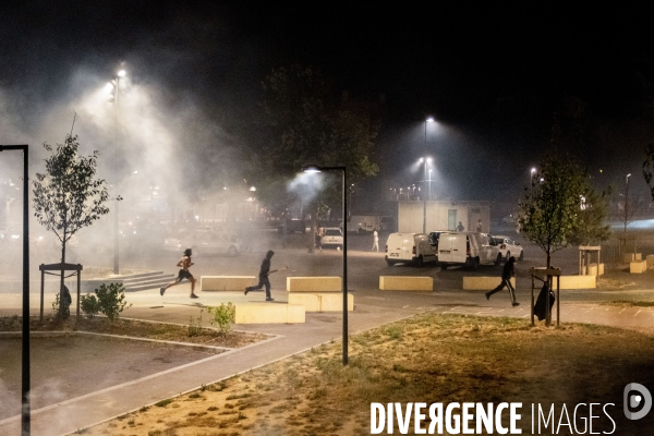Nuit d emeute à Vaulx-en-Velin et Lyon après la mort de Nahel.