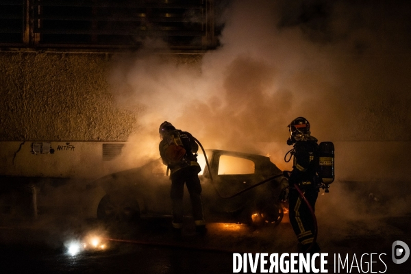 Nuit d emeute à Vaulx-en-Velin et Lyon après la mort de Nahel.