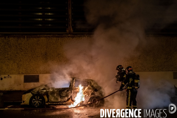 Nuit d emeute à Vaulx-en-Velin et Lyon après la mort de Nahel.