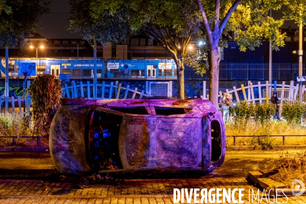 Nuit d emeute à Vaulx-en-Velin et Lyon après la mort de Nahel.