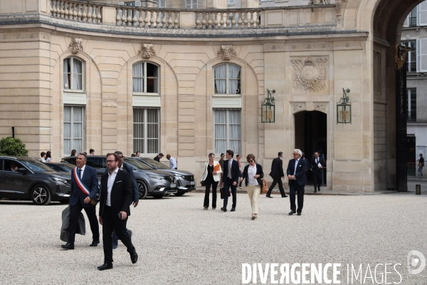 Les maires reçus a l elysee
