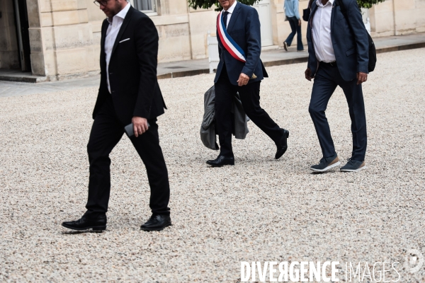 Les maires reçus a l elysee